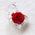 thumbnail image 4 of WORGEOUS 1 pieza de flor preservada, rosa de la eternidad, rosa nunca marchita, regalo para el cumpleaños y aniversario del día de San Valentín con caja de regalo con cajón (rojo), 4 of 7