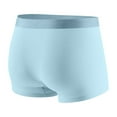 thumbnail image 4 of Nmnitkp Mens Boxer Briefs Cotton Underwear Short Leg Comfy Breathable Sport Short Leg Boxer Briefs Light Blue,4XL, 4 of 9