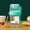 Green, variant on Portable Salad Cup with Fork and Dressing Container Double Layer Meal Prep Shaker for Lunch 27oz Inch Green