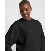 Hanes Originals Women's Fleece Sweatshirt Black L