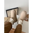 thumbnail image 1 of Botas de nieve para mujer, de algodón, planas, con cabeza grande y combinables, feas, lindas, básicas, de cabeza redonda, cálidas y antideslizantes para niños, 1 of 6