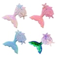 thumbnail image 1 of WORGEOUS 4pcs Mermaid Redpins tridimensional Sequin Mermaid Clip Tocado para niñas, 1 of 8