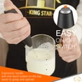thumbnail image 4 of Milk Frother Handheld Foam Maker for Lattes - Whisk Drink Mixer for Coffee, Mini Foamer for Cappuccino, Frappe, Matcha, Hot Chocolate by Milk Boss (Black), 4 of 6