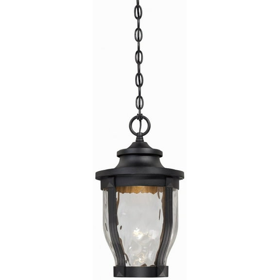Minka Lavery Merrimack 17 1/2" High Black LED Hanging Outdoor Light