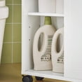 thumbnail image 5 of Haotian  BZR31-W, Toilet Paper Storage Cabinet - White - White, 5 of 5