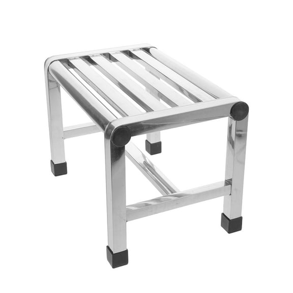 TABLZONE Compact Stainless Steel Shower Stool Bathroom Bench Seat Easy to Clean