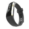 Tirux Bluetooth Smart Watch Bracelet Wristband Blood Pressure Heart Rate Blood Oxygen Monitor Sport Fitness Tracker - Black
