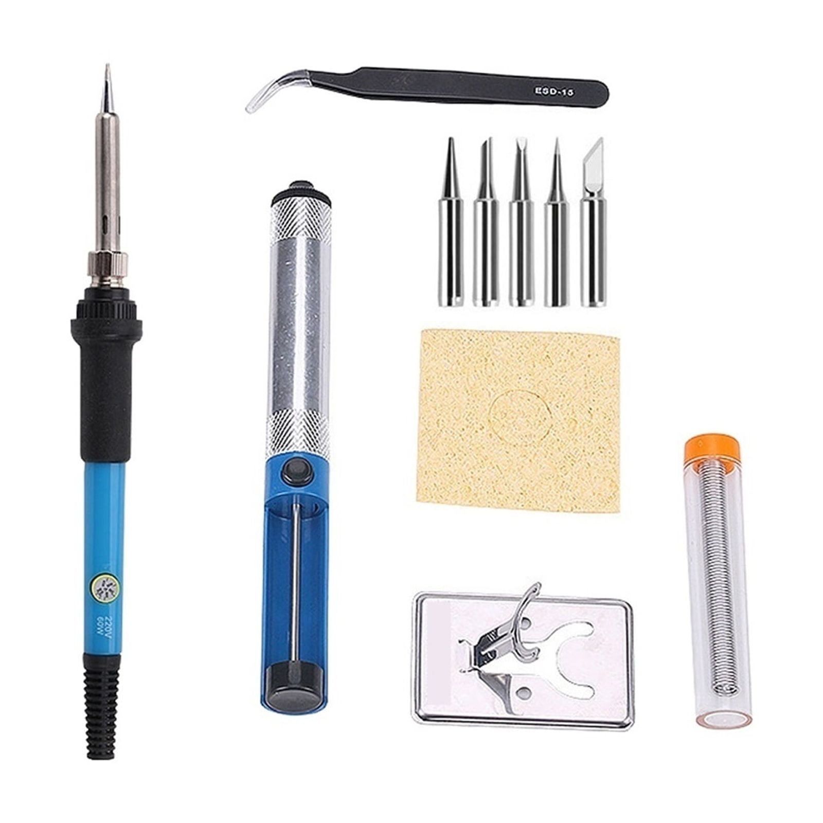 Soldering Iron, 60W Adjustable Temperature Electric Solder Iron, Rework Station Mini Handle Heat Pencil Welding Repair Tools ,Wide Applications