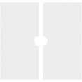thumbnail image 4 of 34"OD x 4"ID x 11 3/4"C x 1"P Knox Architectural Grade PVC Contemporary Ceiling Medallion, Two Piece, 4 of 11