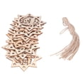 thumbnail image 4 of Adornos colgantes de madera huecos DIY árbol de Navidad colgantes decorativos accesorios de decoración del hogar JM00207, 4 of 14