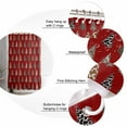 thumbnail image 6 of Western Red Christmas Shower Curtain, Xmas Tree Cowboy Christmas Waterproof Washable Boho Funny Cute Shower Curtains Set for Bathroom Farmhouse Bathtubs Decor with Hook, 36"Wx72"L, 6 of 7