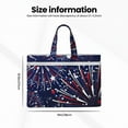 thumbnail image 3 of Pofeuu Red White Blue Fireworks 1 Print Laptop Bag Carrying - Computer Bag Laptop Case Shoulder Slim Work Travel, 3 of 8