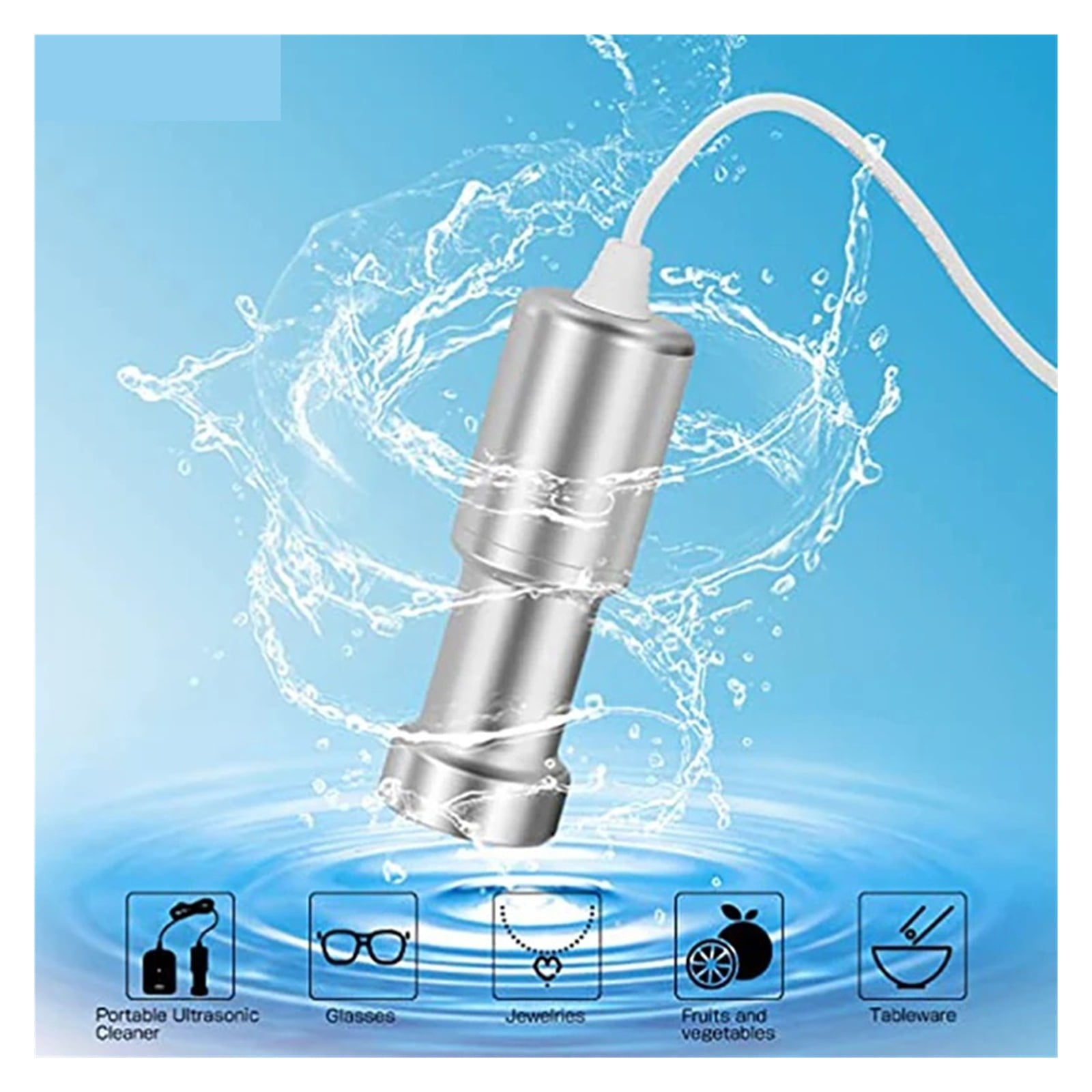 Professional Mini Immersible Ultrasonic Cleaning Stick Household Ultrasonic Cleaner ,Convenient to Use