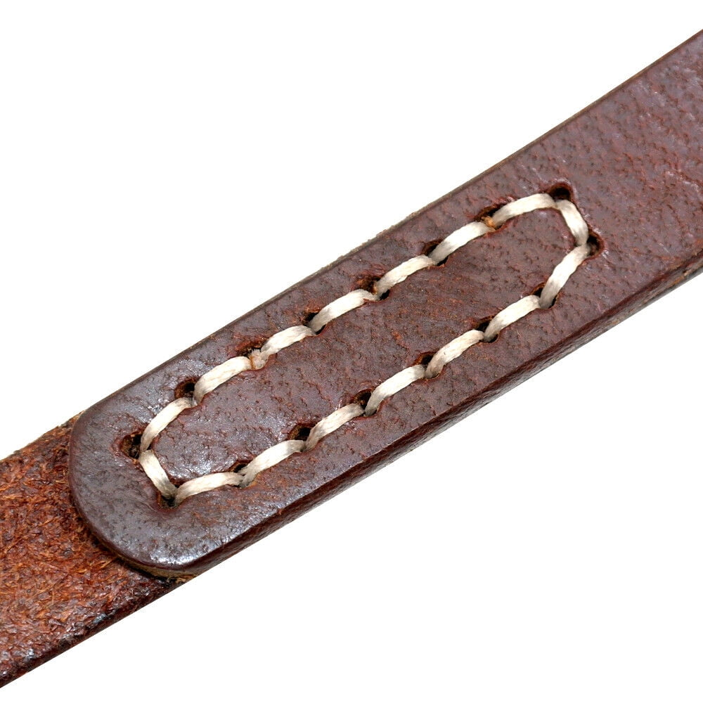 Didog 5/6ft Genuine Leather Dog Leash Heavy Duty Walking Training Lead for Medium Large Dogs