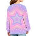 thumbnail image 5 of Abcomgle Long Sleeve Shirts for Girls 7-8 Crewneck Winter T Shirts for Girls Casual Basic Top for Girls Trendy Stars Graphic Blouses for Girls with Pocket, 5 of 5