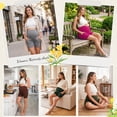 thumbnail image 7 of Bearsland Women’s Maternity Shorts over Belly Pregnancy Yoga Workout Lounge Sleep Shorts with Pocket 3-Pack, 7 of 7