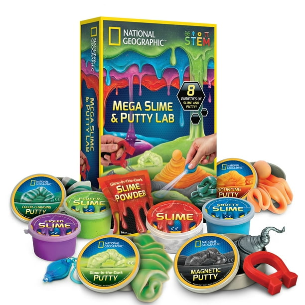 Kit de limo National Geographic Mega con 4 limos y 4 masillas