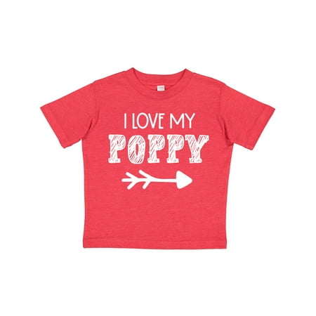 

Inktastic I Love My Poppy Arrow Gift Toddler Boy or Toddler Girl T-Shirt