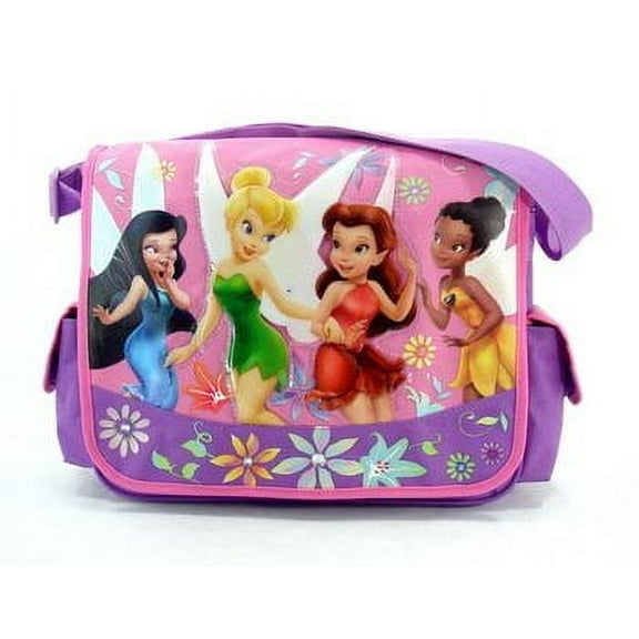 Messenger Bag - Disney - Tinkerbell - Flower Show New School Book Bag 606497