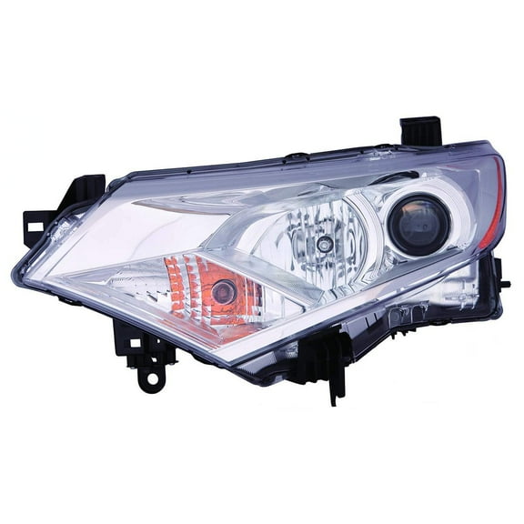 New CAPA Certified Standard Replacement Driver Side Headlight Assembly, Fits 2012-2017 Nissan Quest
