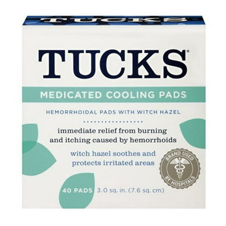 Tucks 40ct Hemorrhoid Medicated Cooling Pads with Witch