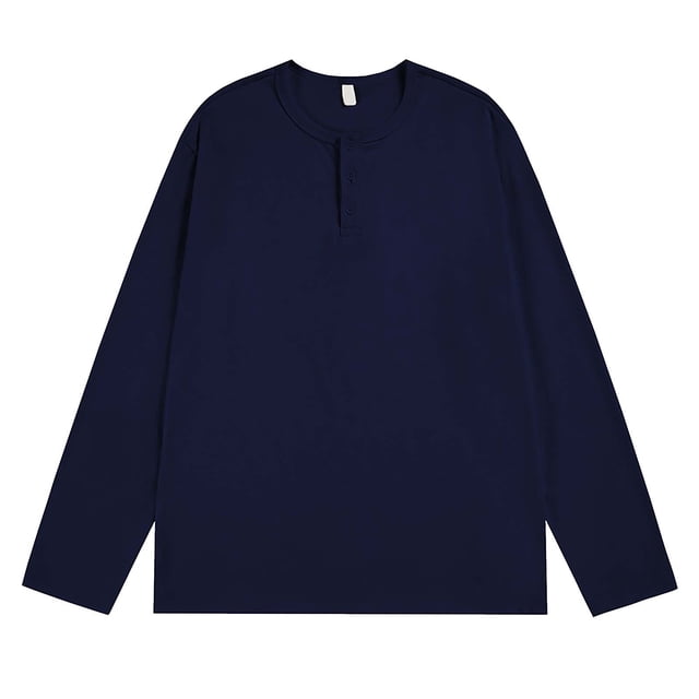 pstuiky Camisas suaves de manga larga para hombre, Blusa informal de manga larga con botones, estilo vintage, cálida y a la moda para hombre Tops casuales para hombres xxxl