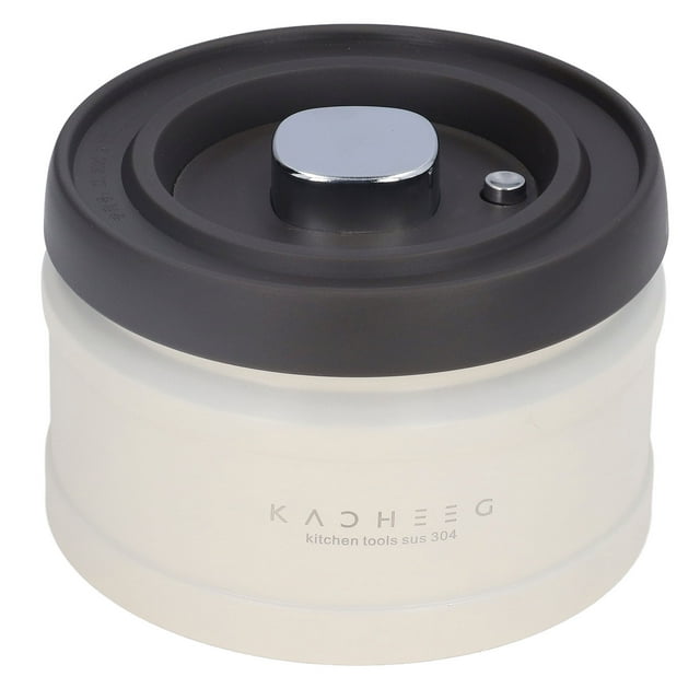 VIFERR Boîte à Grains de Café Scellée sous Vide, Boîte de Conservation Alimentaire Etanche en Acier Inoxydable, Boîte à Café Empilable pour la Maison, la Cuisine et Les Cafés (750ml)