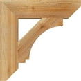 thumbnail image 3 of Ekena Millwork 4"W x 18"D x 18"H Imperial Slat Rough Sawn Bracket, Western Red Cedar, 3 of 4