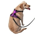thumbnail image 3 of Picia Purple Black Buffalo Plaid No-Pull Dog Harness Reflective Front Clip Vest with Handle,Step-in Air Dog Harness,Adjustable 2 Metal Rings 4 Buckles,Easy to Put on & Take Off Medium, 3 of 9