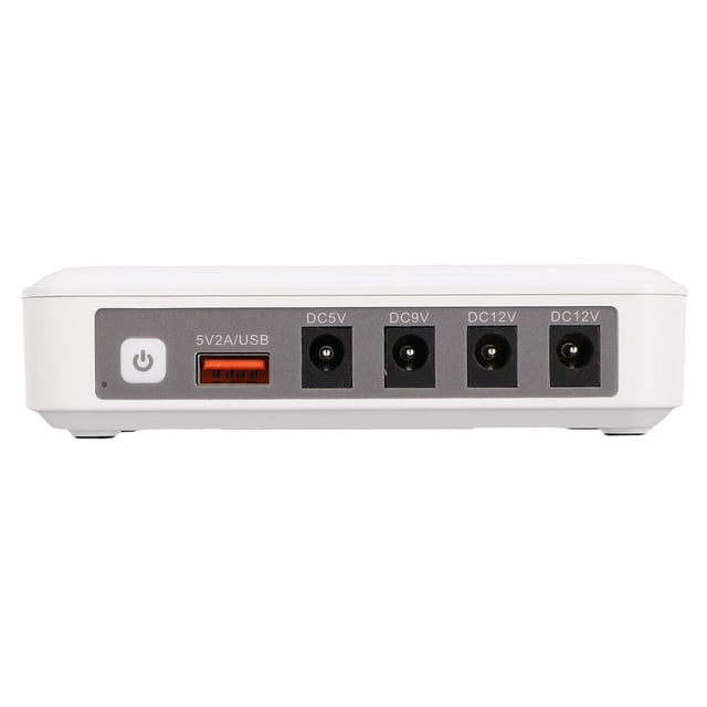 Mini UPS De CC De 6600 MAh Con Respaldo De Batería, Sistemas De Alimentación Ininterrumpida SAI Compatibles Con Multivoltaje De 5 V, 9 V Y 12 V, Para Routers Y Módems