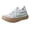 Light Blue, variant on Breathable Lace Up Platform Casual Walking Shoes Comfortable Lightweight Sneakers for Everyday Wear Women's