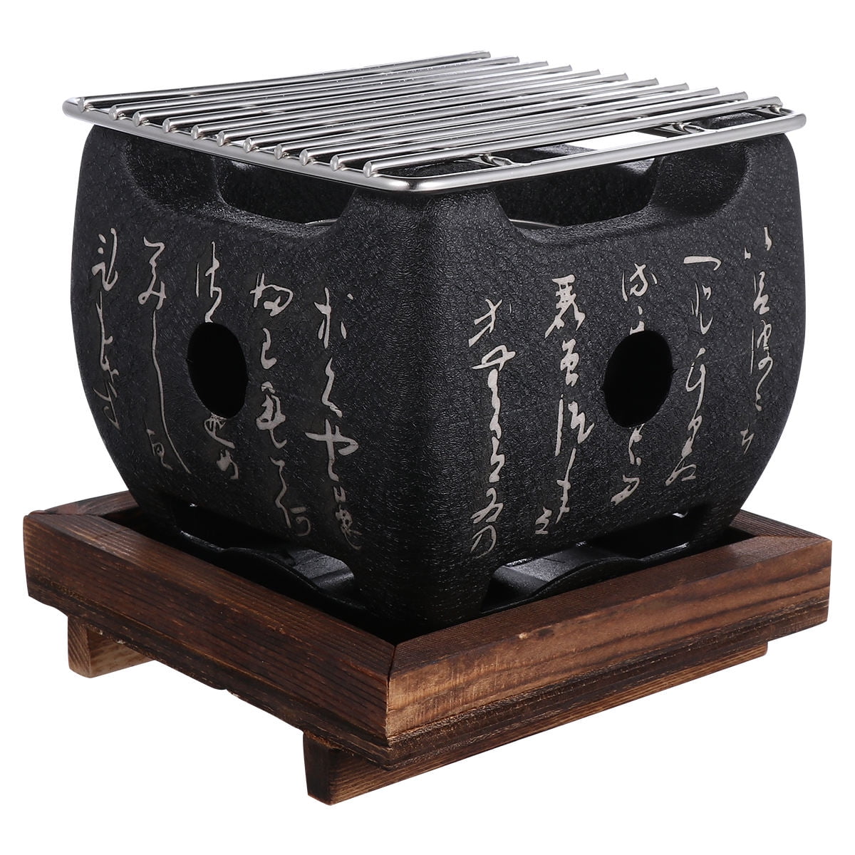【3yoi】AUBERGE BARBIZON BK サイズ44 Ebros Japanese Cuisine Tabletop Shichirin Konro 5.75 x 5.75