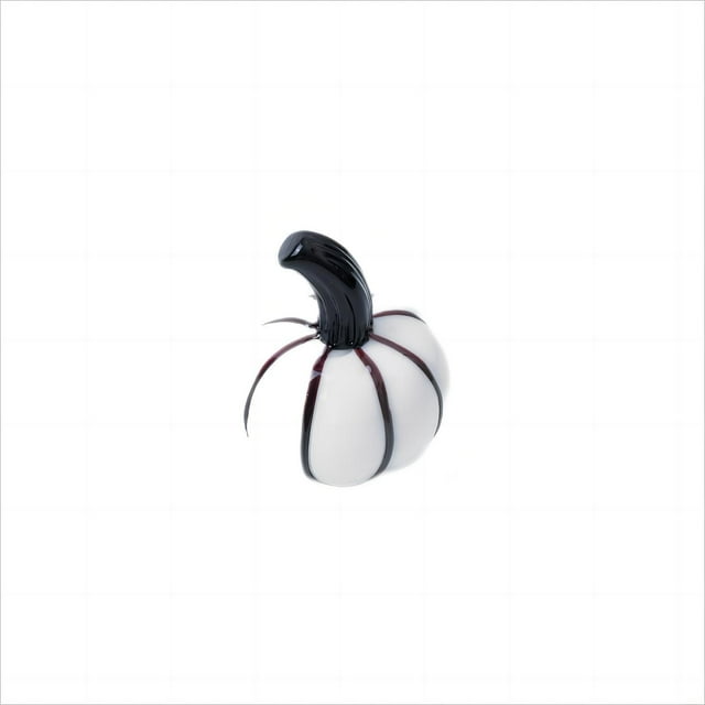 Crystal Pumpkin Statue Mini Hand Blown Glass Pumpkin Statue Vegetable Decorations Suitable for Thanksgiving Halloween