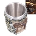 thumbnail image 4 of Skull Cup, Stainless Steel Liner Portable Anti Rust Skull Mug  for Bar for Party, 4 of 8