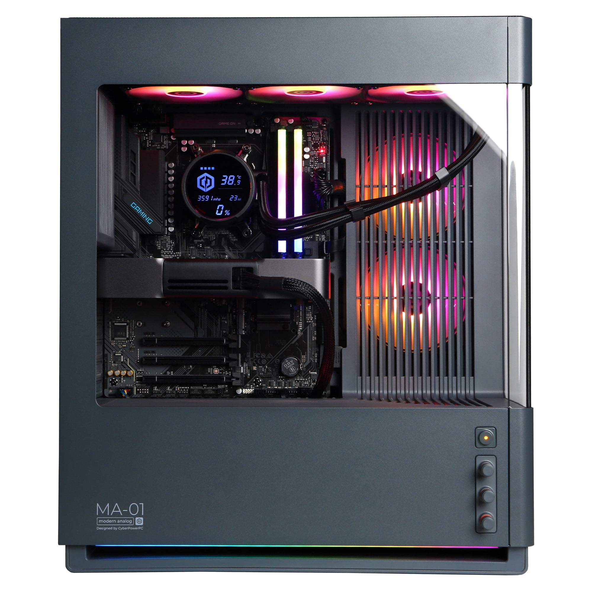 CyberPowerPC Gaming PC, AMD Ryzen 7 7800X3D, NVIDIA GeForce RTX 5070 12GB Founders Edition, 32GB DDR5, 1TB SSD, SLC8800WST