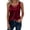 Burgundy, variant on Women's Satin Silk T Shirts Crossover Front V Neck Short Sleeve Loose Fit Summer Casual Tops