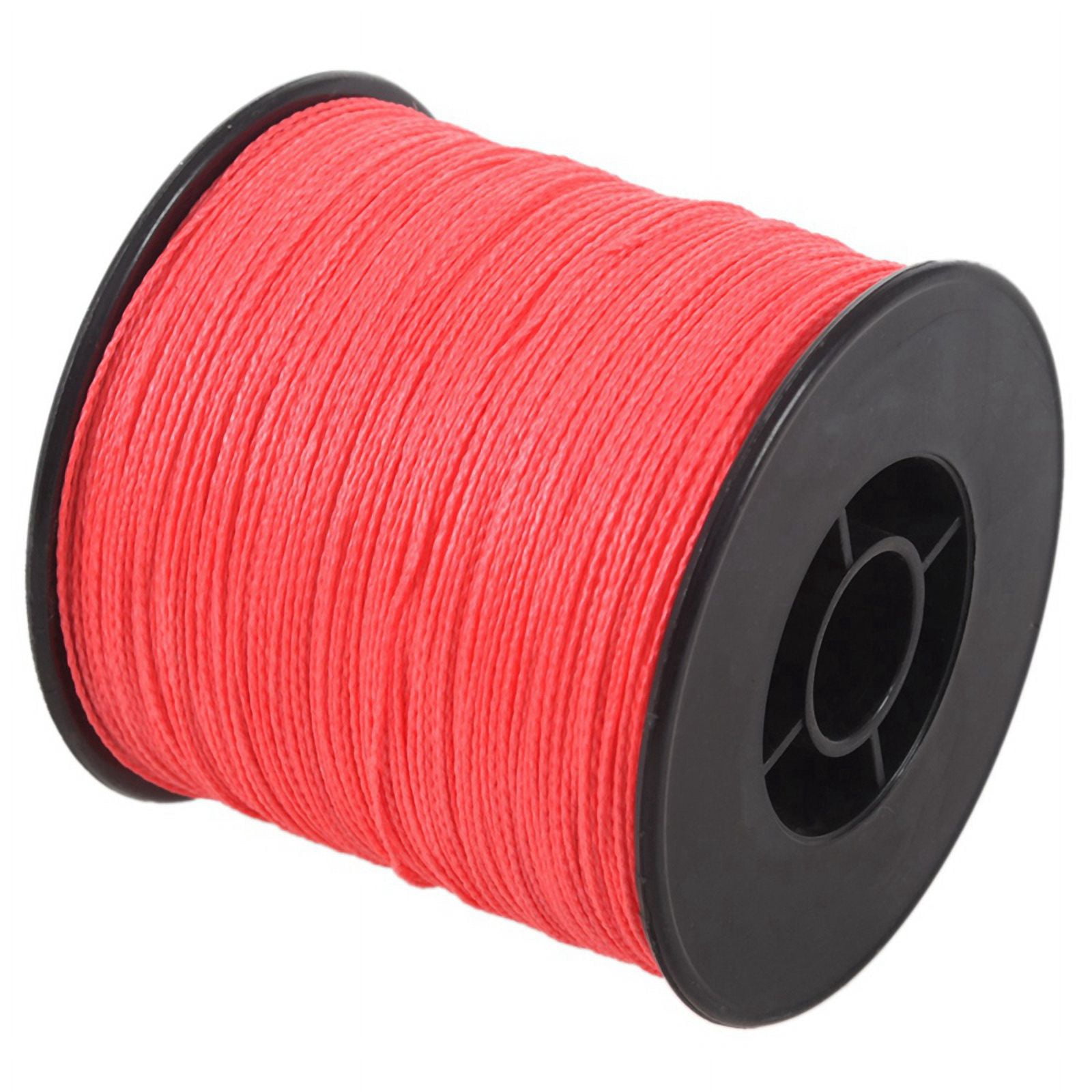 4 Pcs 500M 100LB 0.5mm Super Strong Braided Fishing Line PE 4 Strands Color:Red,4 x Fishing Line,Red