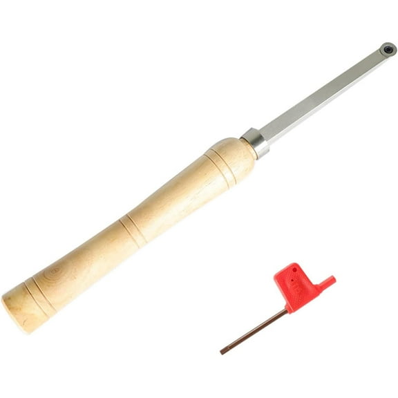 labwork 19.68 Carbide Woodturning Lathe Tool Set with Ci3 12mm Round Carbide Turning Tools Fit for Small and Mid Size Turning Projects