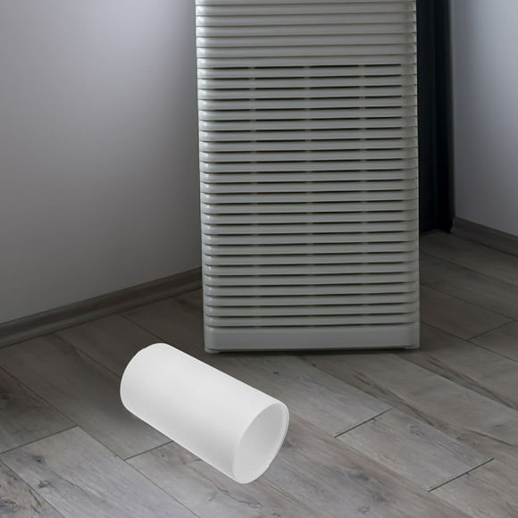 BESTYASH 1Pc Mobile Air Conditioning Exhaust Duct White Color Steel Wire Home Ac Duct Tube