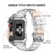 thumbnail image 5 of Gwong Electrónica Reloj Correa Sweat-Proof Friendly Sports Transparent Sports Reemplazable Banda para iWatch1 / 2/3/4/5 / 6se, 5 of 6