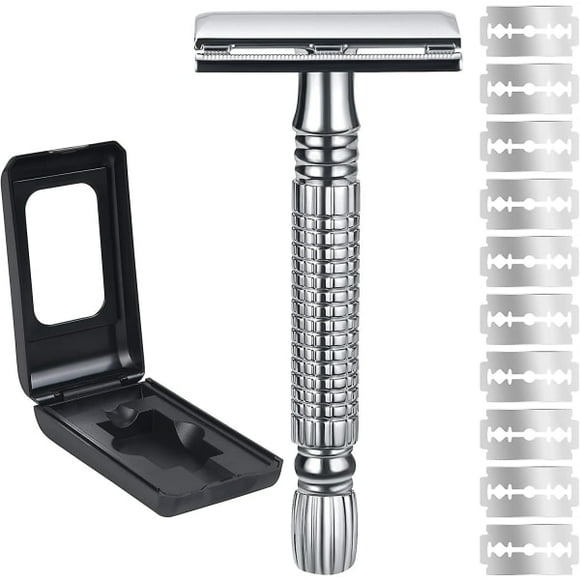 Safety razor for men, double-sided safety razor