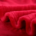 thumbnail image 2 of RUIKASI Fleece Red Blanket Throw - Fluffy Throw Size Blanket for Sofa, Small Warm Travel Blanket Sofa, Office, 50x60 Inches, 2 of 9