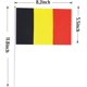 thumbnail image 3 of Bandera de Bélgica Banderas pequeñas de mano belgas Decoraciones Banderas internacionales del mundo del país para los Juegos Olímpicos de fiesta (paquete de 20), 3 of 5