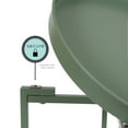 thumbnail image 3 of Kate and Laurel Celia Round Metal Foldable Accent Table, 15 x 26, Green, Transitional Small Side Table with a Removable Magnetic Tray Tabletop and Space-Saving Folding Base, 3 of 8