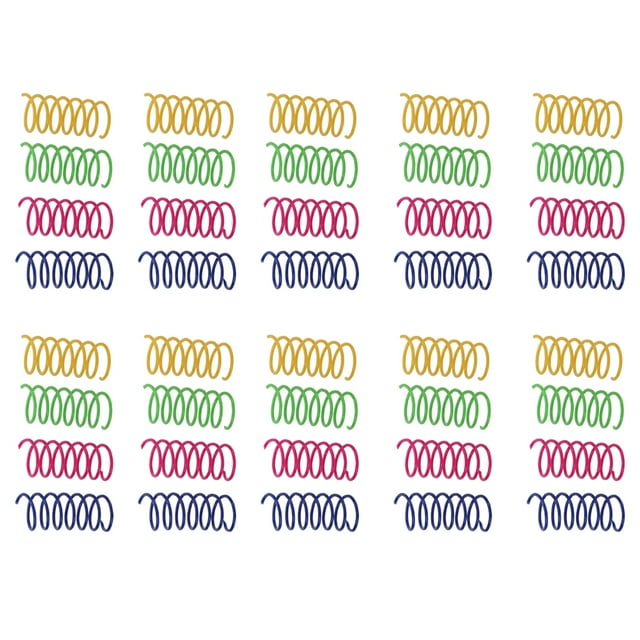 Cat Spring Toys, Cat Springs Tube Toys Interactive ABS Sturdy 40pcs For Cats