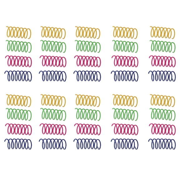 Cat Spring Toys, Interactive ABS 40pcs Cat Springs Tube Toys For Cats