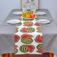 thumbnail image 4 of Summer Fruit Watermelon Table Runner Home Wedding Table Flag Mat Table Centerpieces Decoration Party Dining Long Tablecloth, 4 of 7