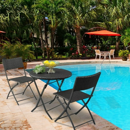 Pottery Barn Couch Sale 3Pcs Round Coffee Table Rattan Chair Set Modern Garden Outdoor Backrest Lounge Sofa Chair Table Bar Set Brown Gradient ()