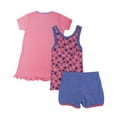 thumbnail image 3 of Set de Pijama 3 Piezas en Algodón Hipoalergénico, Camisón Manga Corta, Camiseta y Short Baby Creysi Rosa 14 Años, 3 of 3