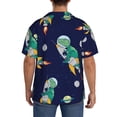 thumbnail image 3 of Kdxio Men'S Hawaiian Shirt For Men Short Sleeve Shirt Astronaut Dinosaur And Space Summer Casual Holiday Beach Button Down T-Shirts, 3 of 5